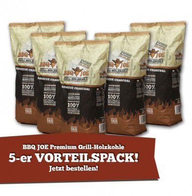 BBQ JOE: 25kg Best American Quebracho blanco Holzkohle für 33€ (statt 49€)